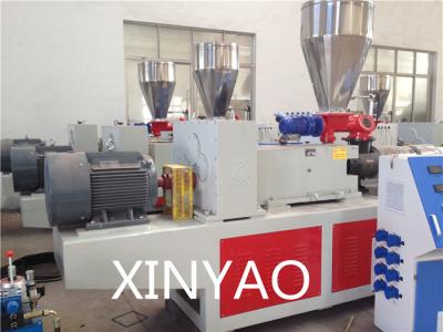 China Máquina dobro cónica a rendimento elevado da extrusora de parafuso do PVC automática à venda