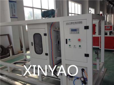 China Plastic PE Pipe Extrusion Line / Non scrap Chip less Automatic Cutting Machine for sale