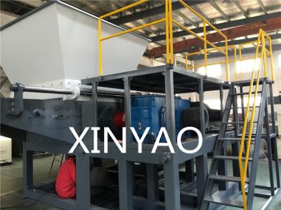 China Single Shaft Shredders for Big baled material , Industrial Plastic Shredders for sale