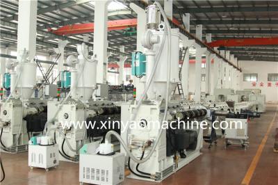 China Single screw PE Pipe Extrusion Line With PLC automatic controller for sale