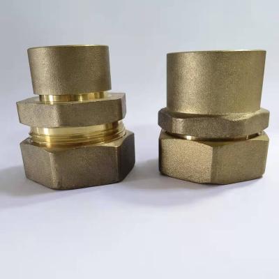 China Wholesale High Quality Brass Stainless Pipe Fittings For Pipe Connector Brass Pipe Adapter for sale