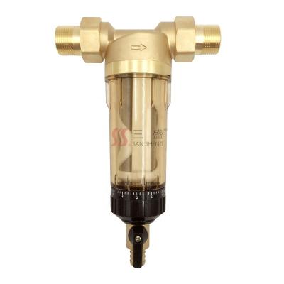 China Wholesale Home Household Brass Pre Filter Sediment Sand Pipeline Integrated Water Filter for sale