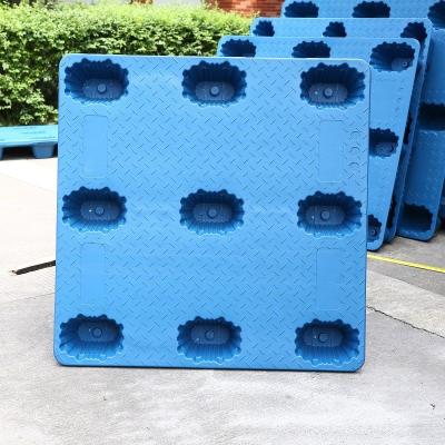 China Euro Daoyuan Factory Deniz Palet Plastico 1200x800 Single Sides Heavy Duty Single Faced Plastic Pallets 80*120 HDPE for sale