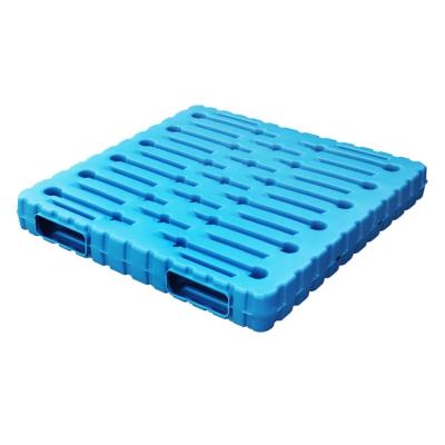 China Daoyuan Double Faced Durable Recyclable Two-Way Stackable Industrial Two-Way Entry Storage Plastic Pallet 1200*1100 for sale