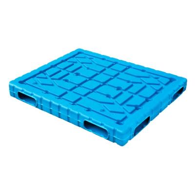 China 4 Way Plastic Heavy Duty Double Sided Entry Blow Mold Daoyuan Hygienic Double Faced Pallets Hygienic Plastic Pallet for sale