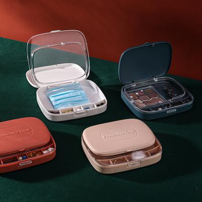 China Storage pill to travel custom packing pill box EASETRIP pp storage box small medicine container organizer plastic box for sale