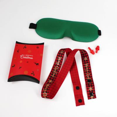 China EASETRIP Travel Ideas 2021 Wholesale 3d Gift Box Christmas Gift Small Set Travel Kit Contoured Sleep Eye Mask For Sleep for sale