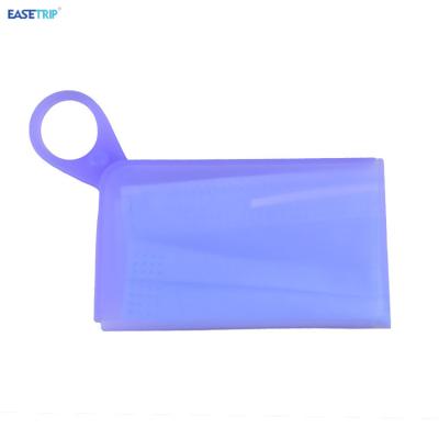 China Portable Storage Staples Products Protector Soft Silicone Collapsible Folding Clips for sale