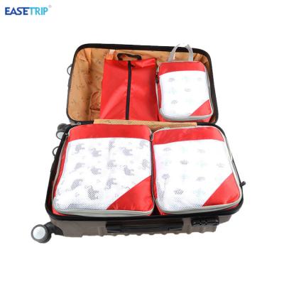 China NATIONAL Four-Piece Travel Storage Bag Set Waterproof Compressible Clothes Storage Bag Travel Set for sale