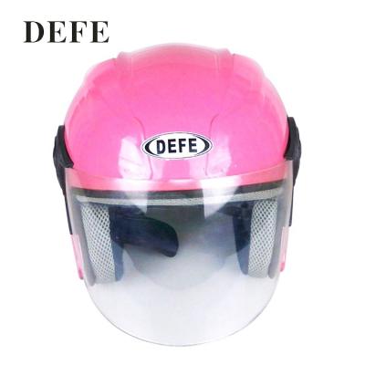 China Protection For Main Hot Selling Newest Face Models Pink Motorcycle Open Face Helmet For Woman for sale