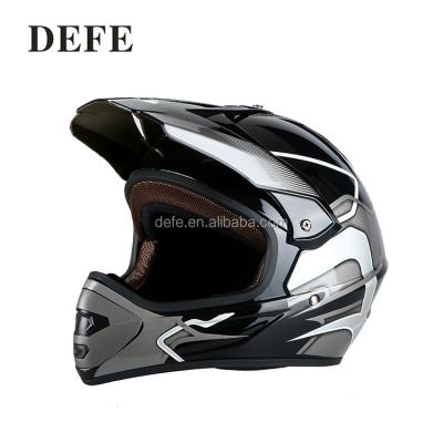 China Protection For Wholesale Price Fancy Head Stylish Motorcycle Helmets Black Offroad Helmets for sale