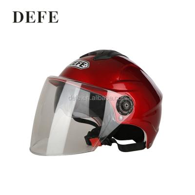 China Pad For Head Red Half Face Helmet For Motorcycle Light - Treatment Motorcycle Helmet for sale