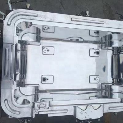 China Aluminum OEM Cast Luggage Trolley Case Spinning Mold , Plastic Luggage Carrier Spinning Mount for sale