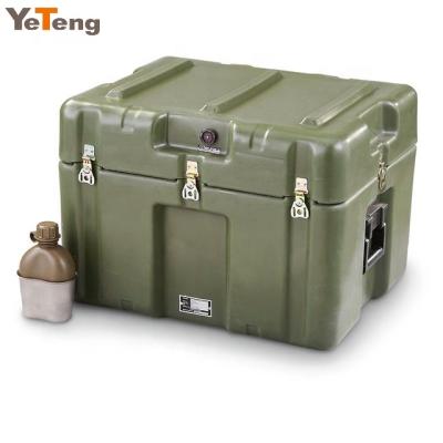 China Army aluminum transport case and plastic army military case storage box military box for sale