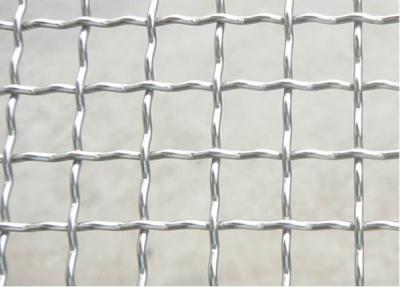 China PVC Coated Square Hole Crimped Wire Mesh Hot-Dipped Galvanized Steel for sale