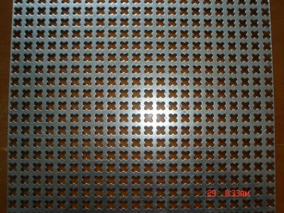 China SUS304 316 Stainless Steel Perforated Plate For Ceiling / Shelves for sale