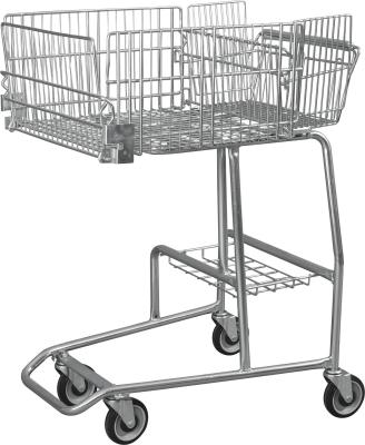 China Low Carbon Steel Wire Basket Disabled Shopping Trolley For Old / Disability Persons for sale