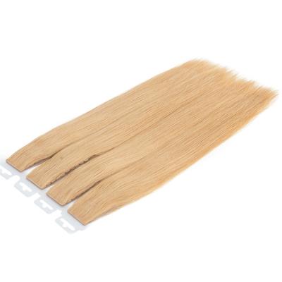 China Curly 100% Curly European Hair Invisible Tape In Hair Extensions Wholesale Double Drawn for sale