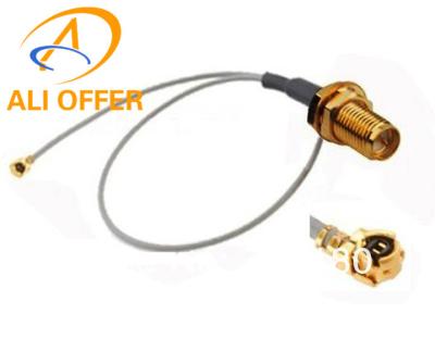 China IPX u.fl Switch RP-SMA Female Pigtail Cable 15cm 1.13mm Cable For PCI Wifi Card Wireless Router for sale