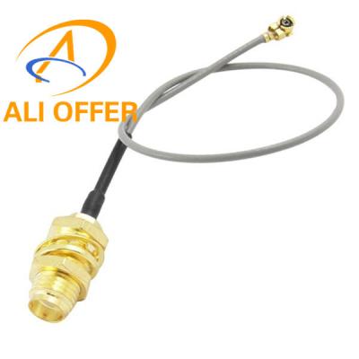 China High Quality IPX u.fl to SMA Jack Female Pigtail 1.13 Cable 15cm for PCI Wifi Card Wireless Router for sale