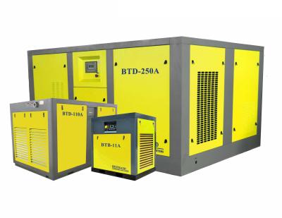 China OIL-LESS Bestrand BTD Series Oil-inject Screw Air Compressor BTD22A BTD37A BTD45A BTD55A BTD55W for sale