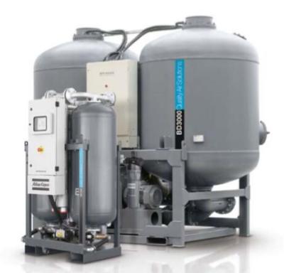 China Hotels Atlas Copco Air Compressors Heat Reactivated Adsorption Air Dryers BD1050 for sale