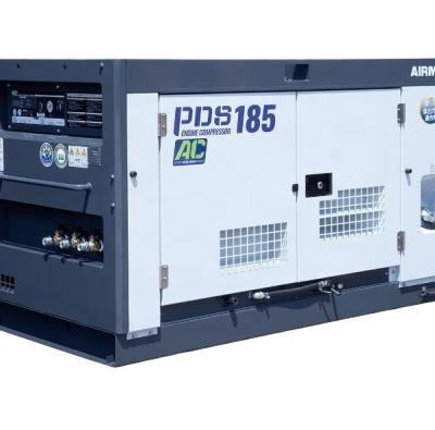 China Airman PDS Series PD185SC-7C5 Lubricated Portable Screw Air Compressors for sale