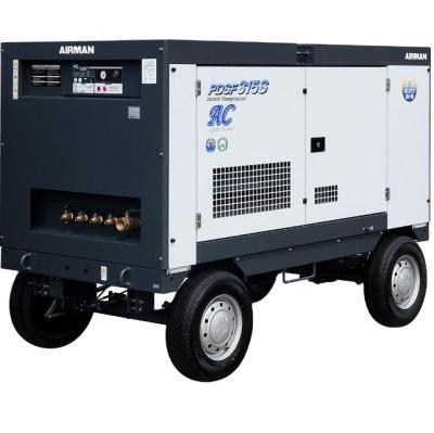 China Airman PDS Series Lubricated Portable Screw Air Compressors PDSF315SC-4C1 PDSF315SC-5C1 for sale