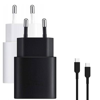 China 25W Type C Palladium Fast Quick Mobile Phone Charging Charger For Samsung Mobile Phone Super Fast Charger Charging Socket for sale