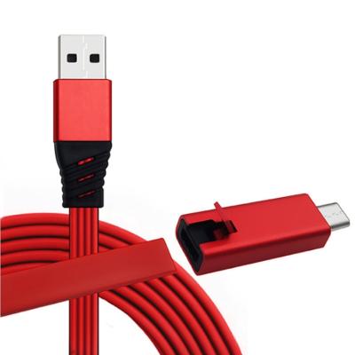 China Cutting Reusable Data Cable Type C Cutting Repair Usb Cable Repairable Cell Phone Mobile Data Line 1.5m Cable for sale