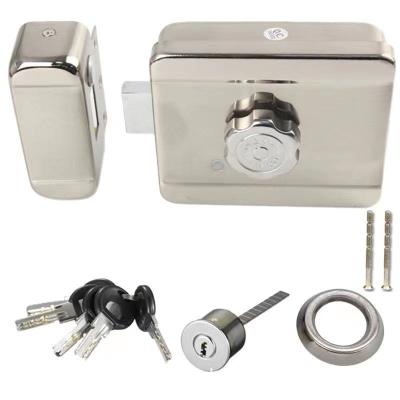 China Lock panel: Zinc alloy; Lock body: ABS 2mm thickening rim smart lock smart door lock electric wire port cabinet door lock for sale