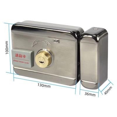 China Lock panel: Zinc alloy; Lock body: ABS single/double electric lock single/double rim lock smart cabinet door lock for sale