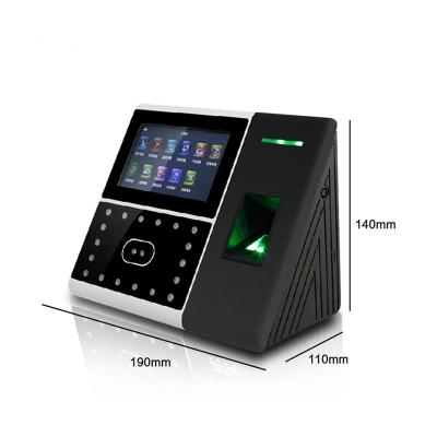 China Integrated Camera ZK iFace 302 Face Identify Biometric Fingerprint Time Attendance Terminal System With RFID ID Card for sale