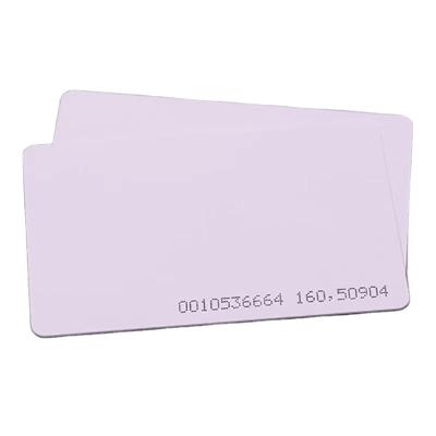 China Waterproof/waterproof made in China 125KHZ contactless smart card white pvc plastic rfid card with chip for sale