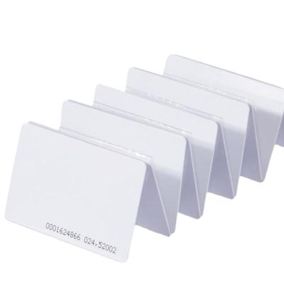 China Access Control ID Card 125khz Tk4100 Chip PVC Smart Proximity RFID Contactless Wholesale Waterproof/Waterproof Blank Card for sale