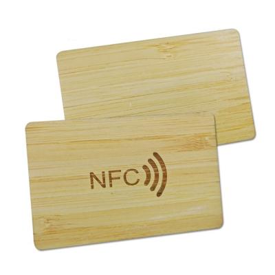 China Waterproof/waterproof/bamboo perfect newcomers wooden custom logo engraved 125khz rfid card for sale