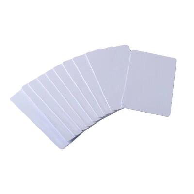 China High Quality Printable Waterproof/Waterproof PVC White Plastic Blank Card 0.76mm Thickness for sale