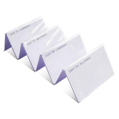 China Waterproof / waterproof 13.56mhz f08 programmable rfid white blank IC cards for door access control for sale