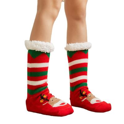 China Holiday Non-slip High Theme Christmas Thermal Popular Thickened Cute Cute Home Warm Socks for sale