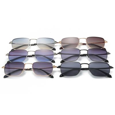 China Square Sunglasses 2021 Fashion Shades Alloy Glass Sun Glasses YTSDF3085 Sunglasses Wholesale Shape Sunglasses for sale