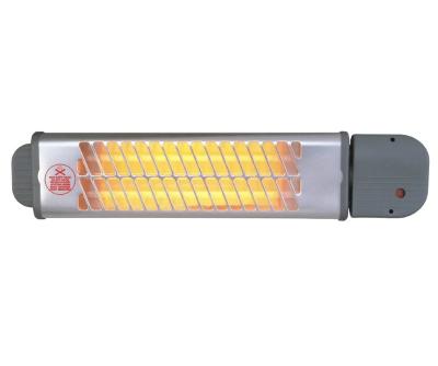 China 1200W Hotel Quartz Wall Mounted Electric Heater With CE IP24 CBs For Bathroom for sale