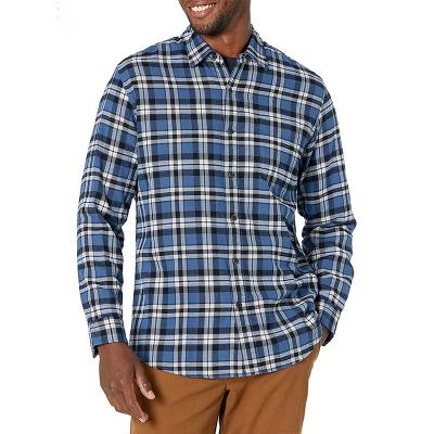 China Factory Price Breathable Popular Choice Simple Plaid Shirts For Men Professional Customizable Colors Shirt Plaid for sale