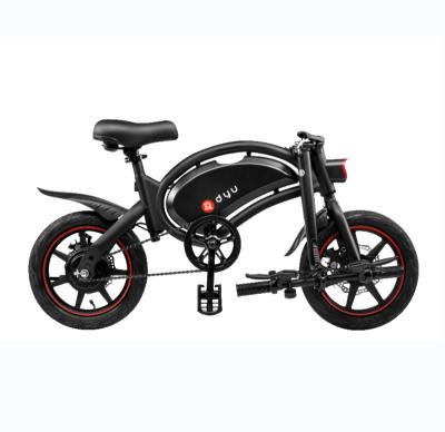 China European Warehouse Unisex Ready To Ship Electric Bicycle Dyu D3f 14 Inch Folding Ebike Dyu D3 Portable Electric Bicycle for sale