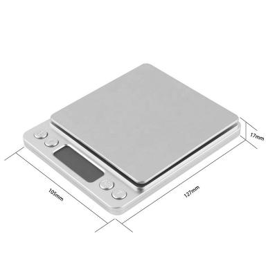 China With Scale Tray Postal Scale I2000 High Accuracy 500g 0.01g Digital Jewelry Scales Electronics for sale