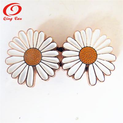 China Wholesale Pin Buckle Round Shape Metal Die Casting Custom Belt Buckle Lady Tie Belt Flower Buckle Waist Adjustable Buckle For Dress for sale