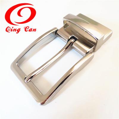 China Wholesale Custom Men's Rotating Round Shape Metal Pin Buckle Pin Rotating Parts Alloy Gunmetal Masks Reversible Belt Buckle for sale