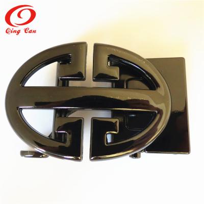 China Wholesale New Buckle Ratchet Pin Metal Round Shape Black Color Customized Automatic Belt Buckle Men's Buckles for sale