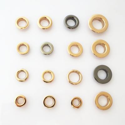 China high quality custom made brass eyelet metal nickel free various of garment copper shoe grommet uses for boots for sale