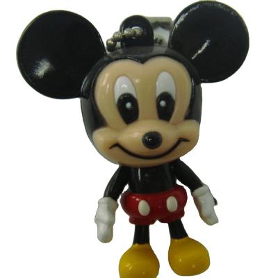 China New 2021 Non-Toxic Custom Motion Body OEM Key Chain Toys Kids Cartoon Other Mobile Toy Animal Mouse Cartoon Ornaments Keychain for sale