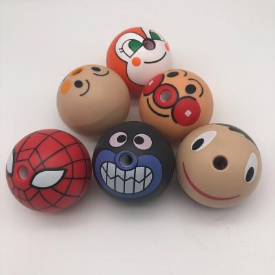 China Non-toxic Children's Small Ball Toys Sharper Cartoon Character Large Head Plastic Children's Handmade Pencil for sale